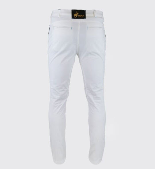 PRISA Engineered Polo White Pant $350AUD