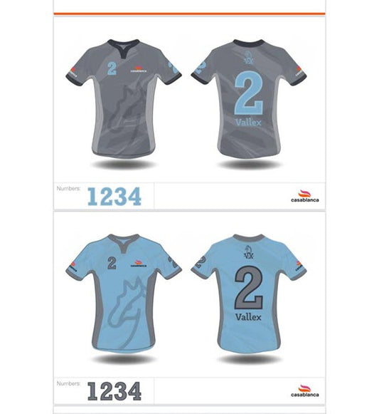 Polo Club Light Blue/Gray Team Shirt Starts from $160 AUD each
