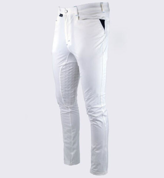 PRISA Engineered Polo White Pant $350AUD