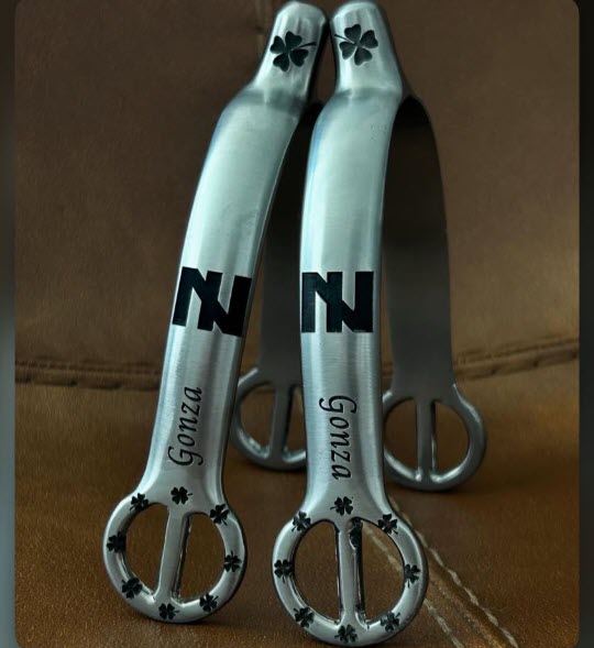 Personalize Hand Crafted Spurs Made In Mexico $490 AUD
