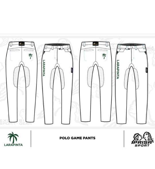 Team Polo Game Pants White $405 AUD